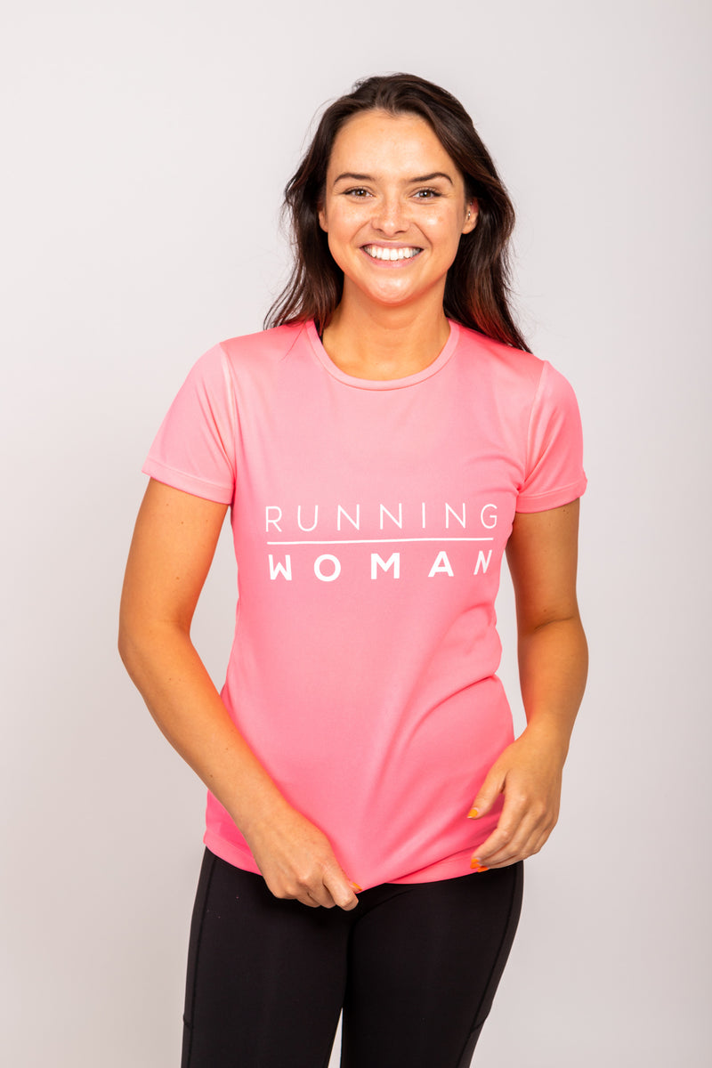 Running t 2025 shirt pink