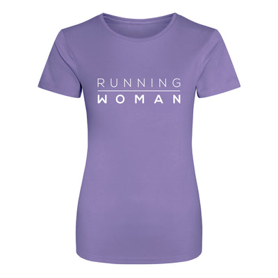 Purple running t-shirt | Woman to Running Exclusive