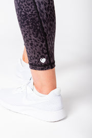 Leopard Black casual leggings