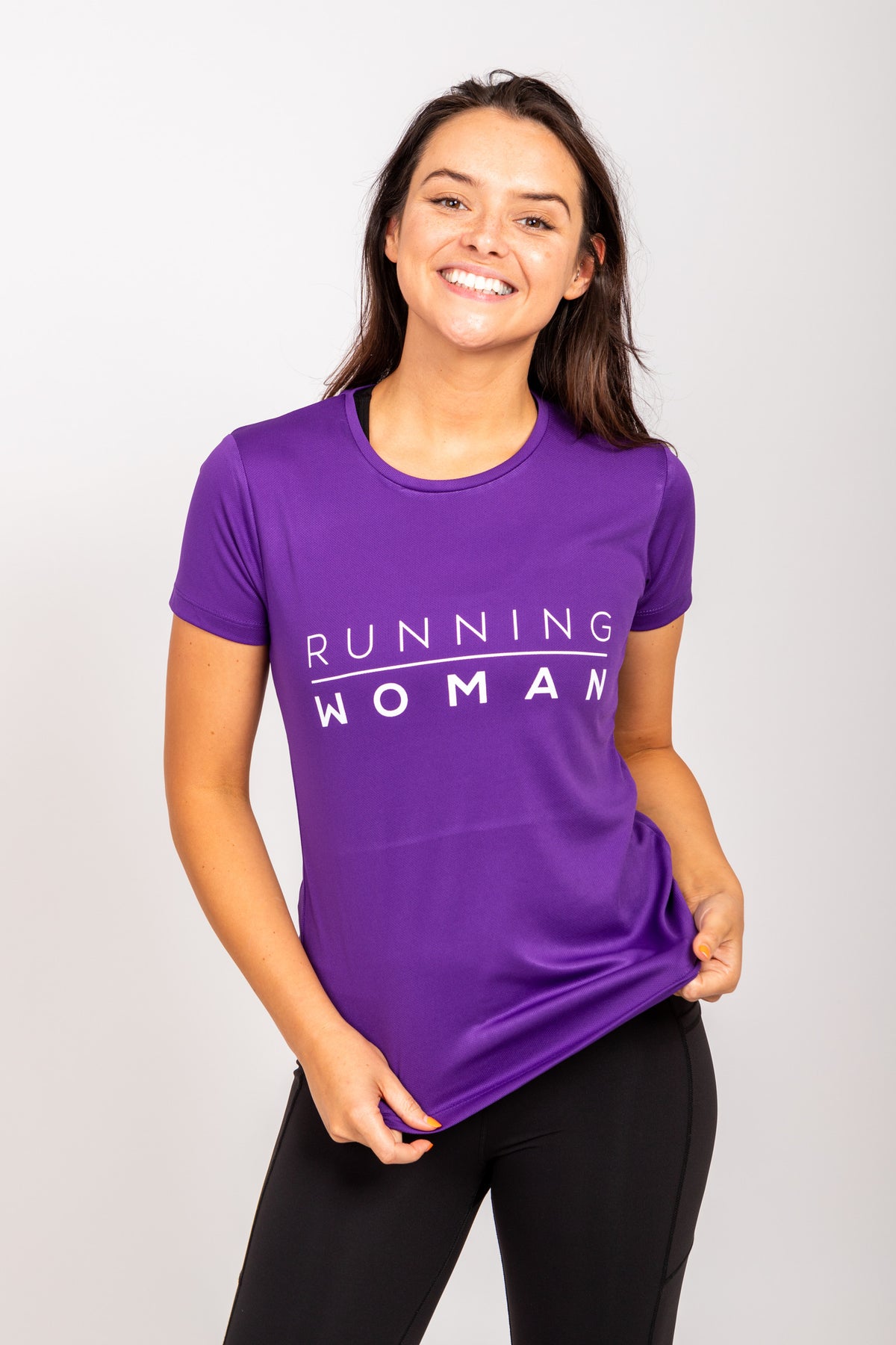 Purple running t-shirt | Exclusive Running to Woman